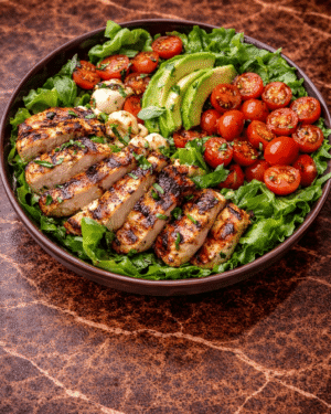 Grilled Chicken Avocado Bowl