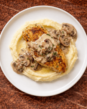 Kremalı Mantarlı Tavuk