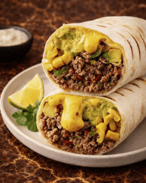 Mexican Beef Burrito
