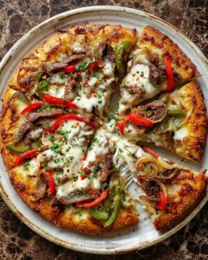 Steak Pizza