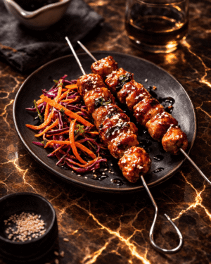Teriyaki Chicken satay