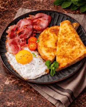 Yumurtalı Ekmek Dana Salam