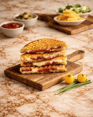 Sucuklu Kaşarlı Mix tost